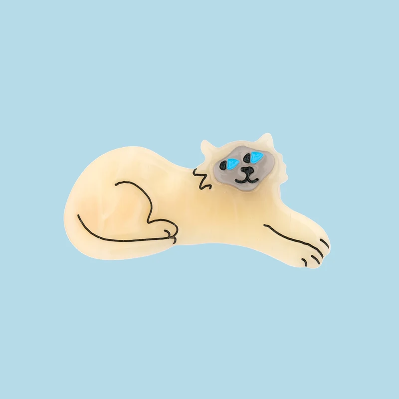 Barrette Chat Siamois