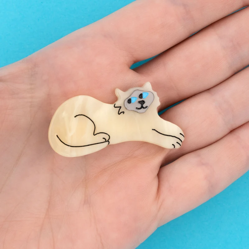 Barrette Chat Siamois