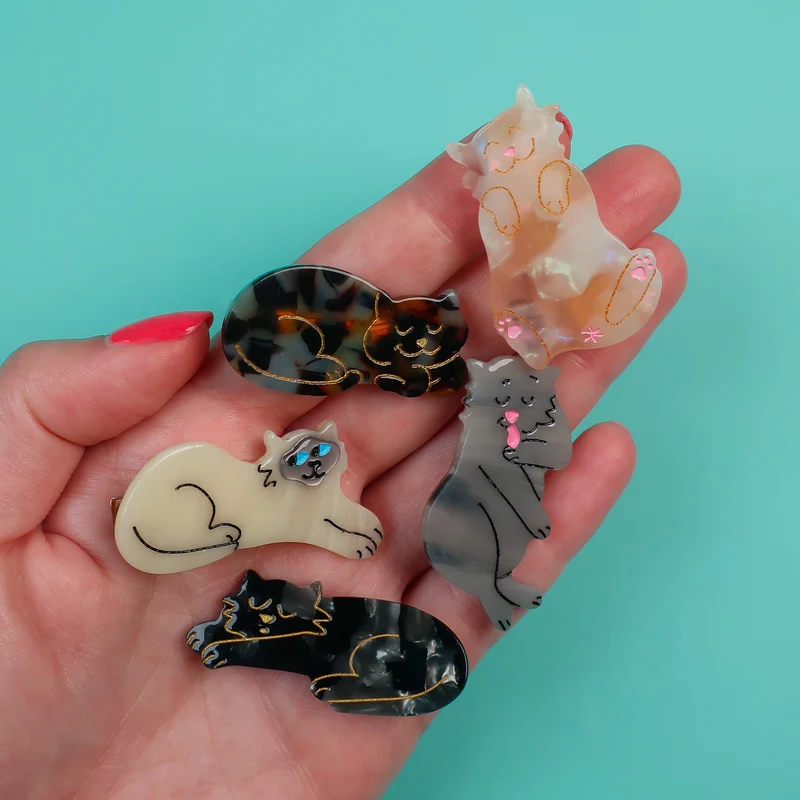 Barrette Chat Siamois