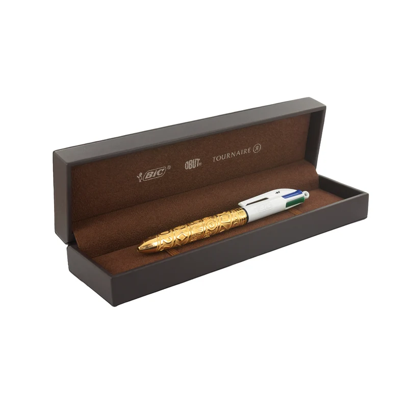Bic 4 couleurs "bic x obut x tournaire" jaune