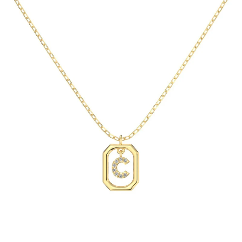 Inital Monogram Necklace
