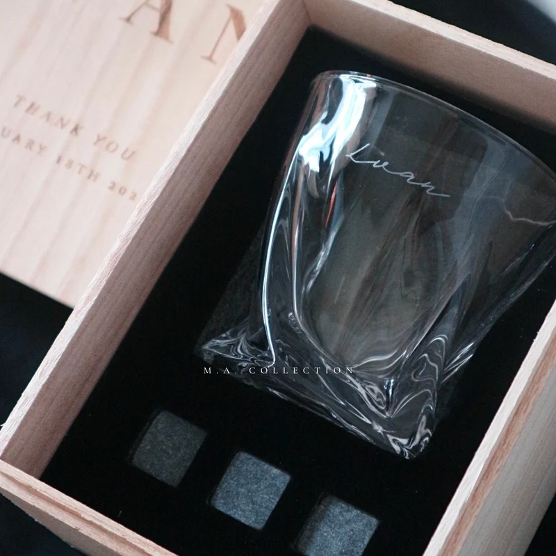 Engraved Glass Set