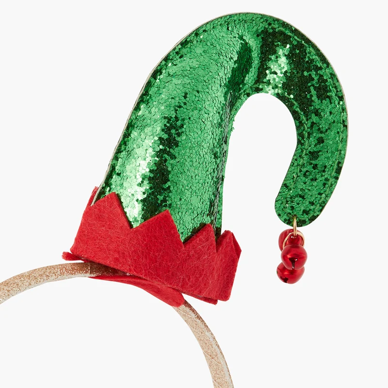 Serre-tête Noël bonnet de lutin