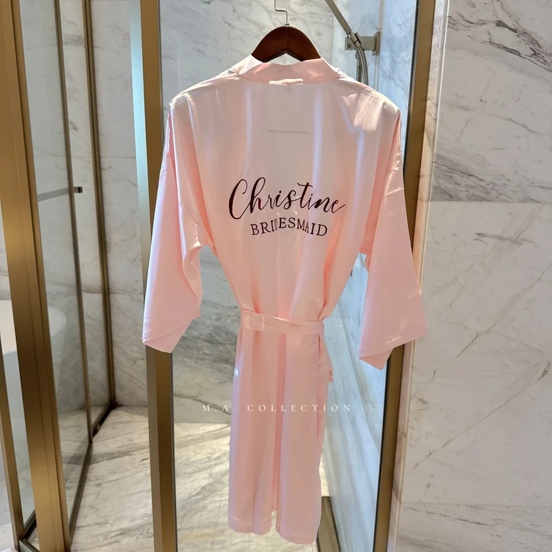 Soft Satin Bridal Robes