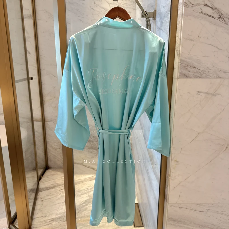 Soft Satin Bridal Robes