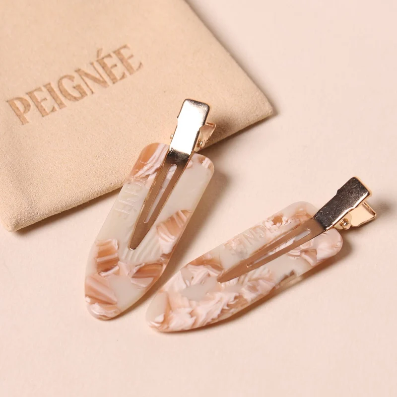 Barrettes Nougat (Paire)