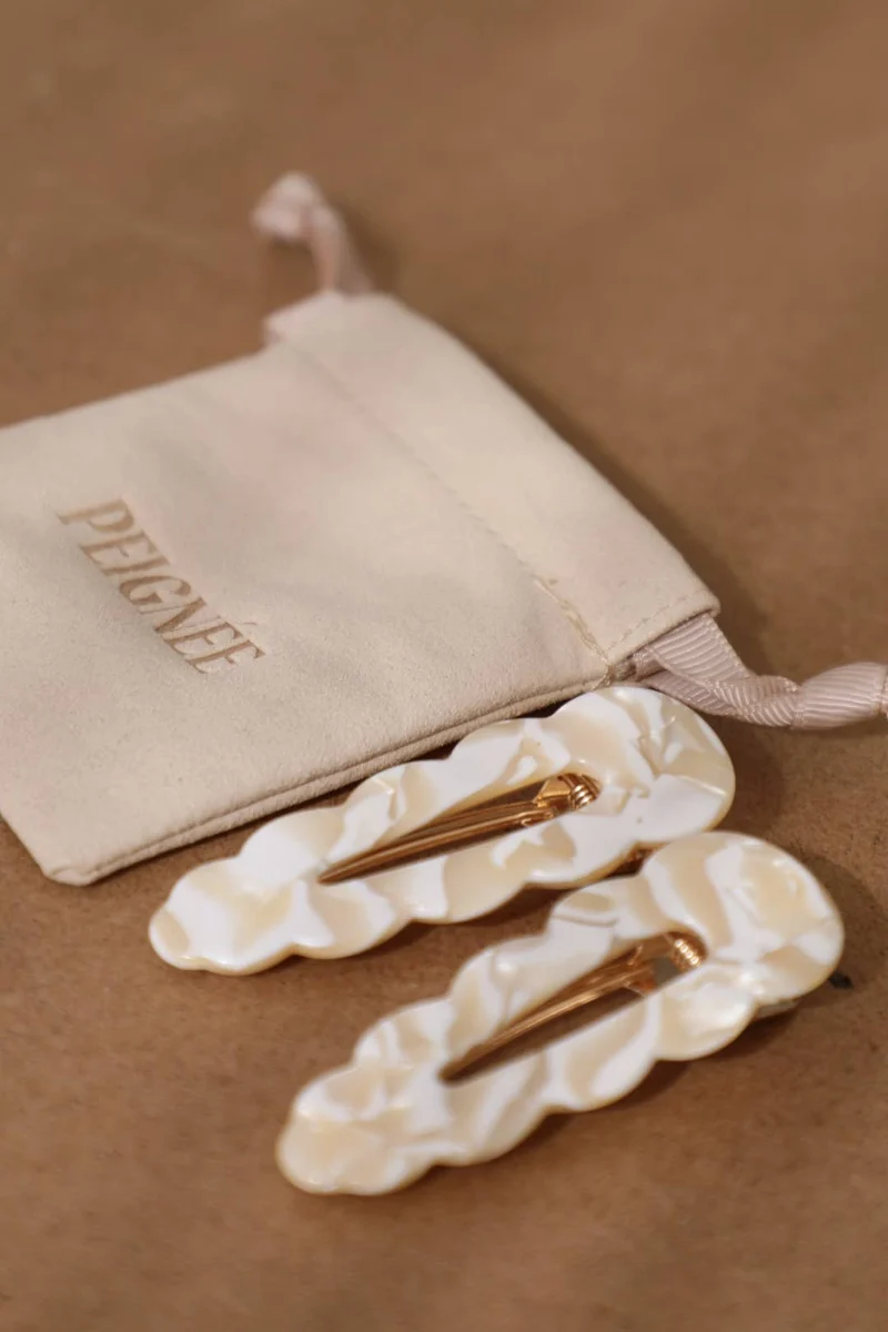 Barrettes Signature - Popcorn (Paire)