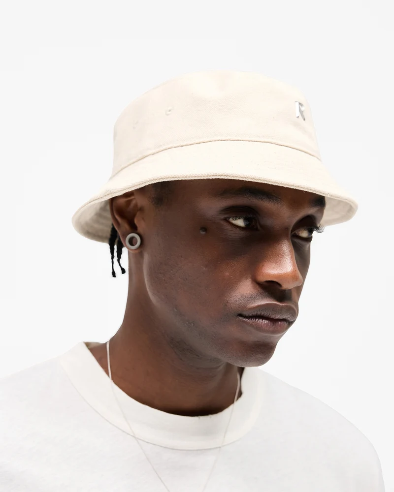 Initial Bucket Hat - Champagne