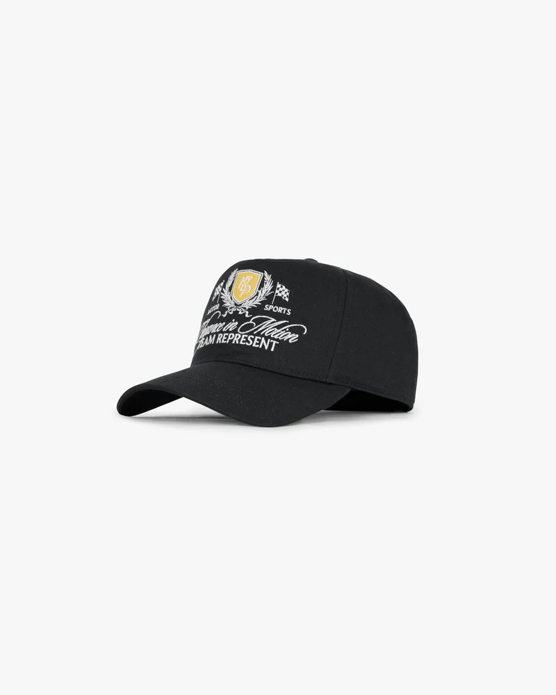 Represent Crest Cap - Jet Black