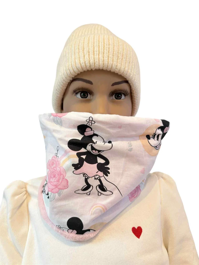 Snood Enfant " Petite souris fille" 3/6 ans
