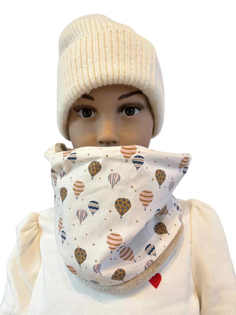Snood Enfant " Montgolfière" ( 3/8 ans)