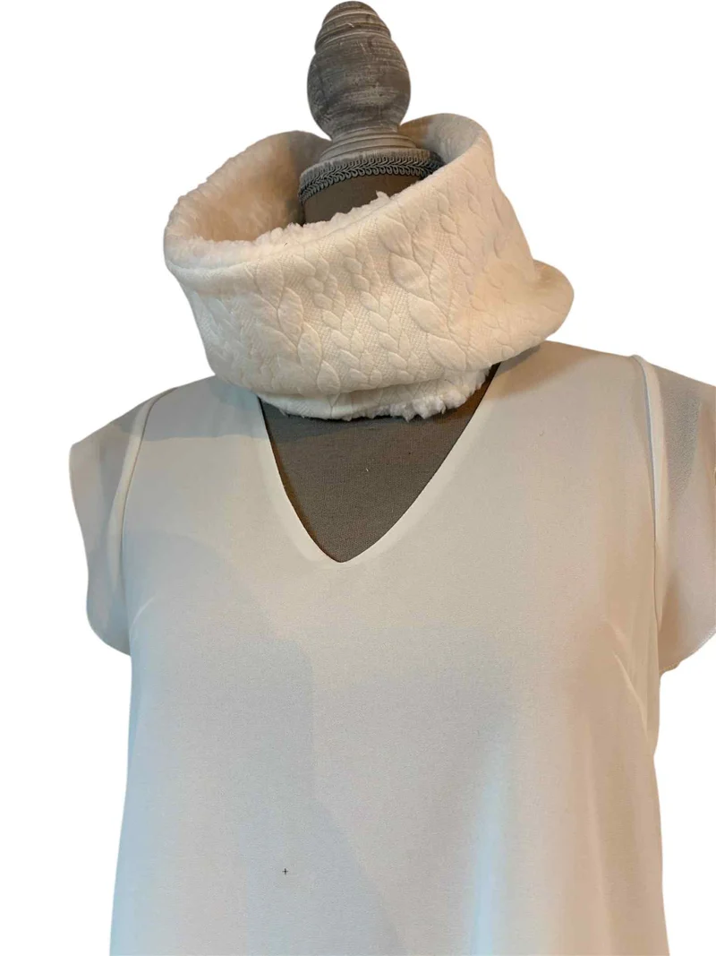 Snood Femme blanc naturelle