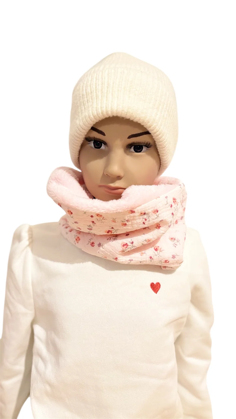 Snood enfant « Pétale vagabond »