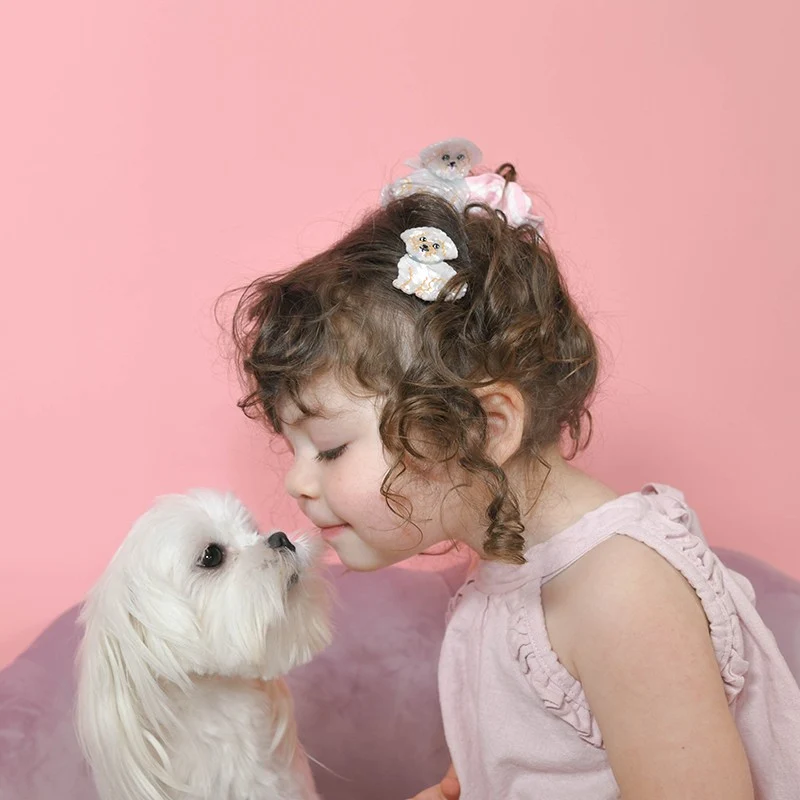Pince à cheveux Bichon