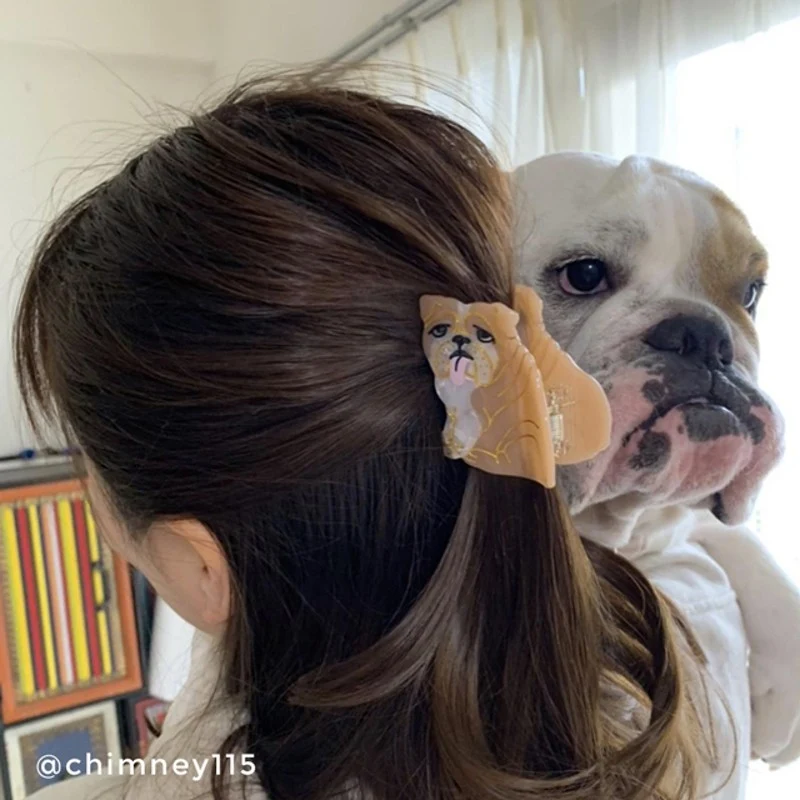 Pince à cheveux Bouledogue Anglais