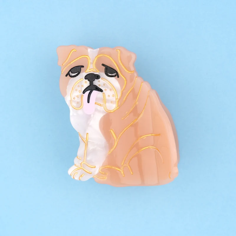 Pince à cheveux Bouledogue Anglais