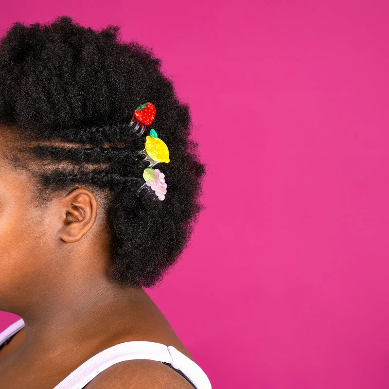 Mini pince à cheveux Raisin