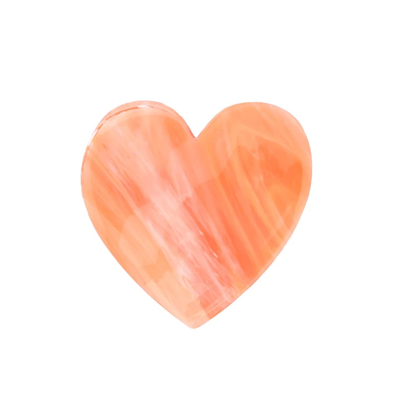 Pince à cheveux Coeur Rose