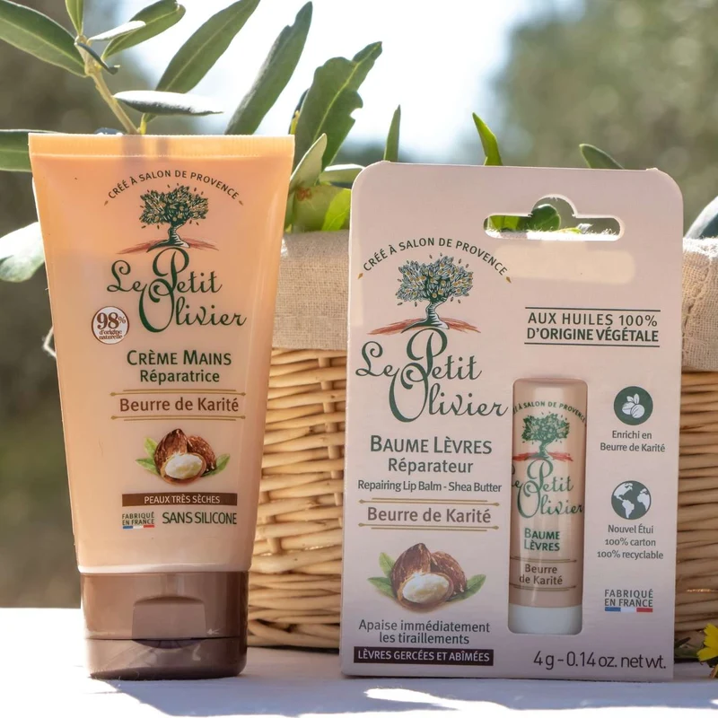 Duo Réparateur – Crème Mains & Baume Lèvres