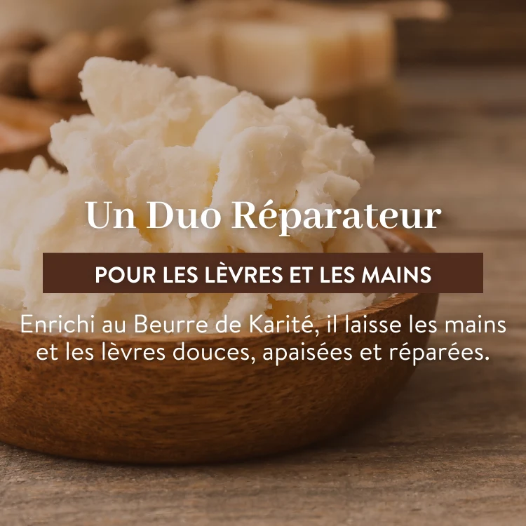 Duo Réparateur – Crème Mains & Baume Lèvres
