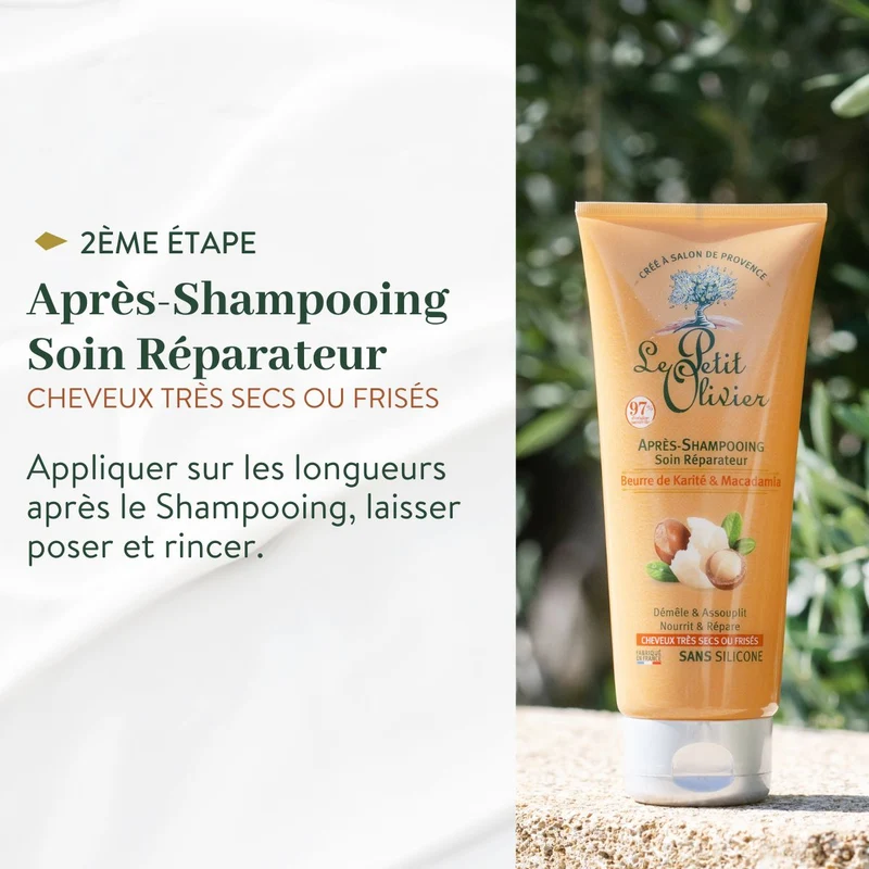 Duo Shampoing et Après-Shampoing - Cheveux Très Secs ou Frisés