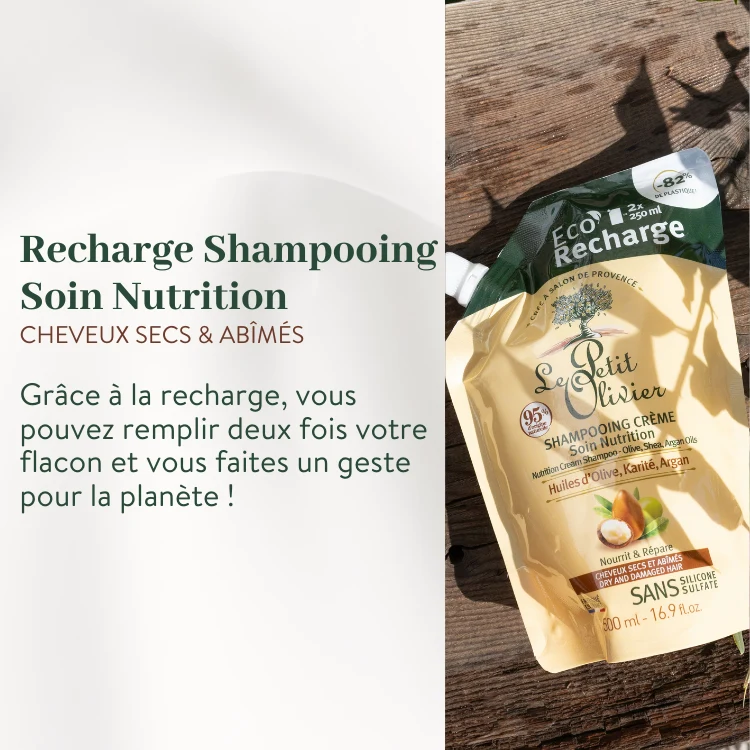 Duo Shampoing & Recharge Cheveux Secs ou Abimés