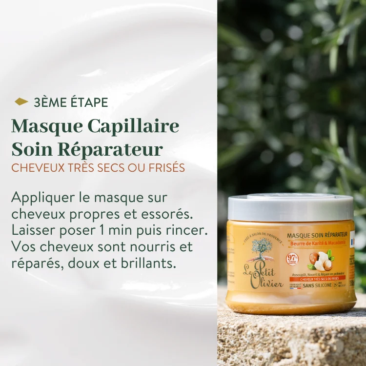 Rituel Complet Cheveux Très Secs ou Frisés