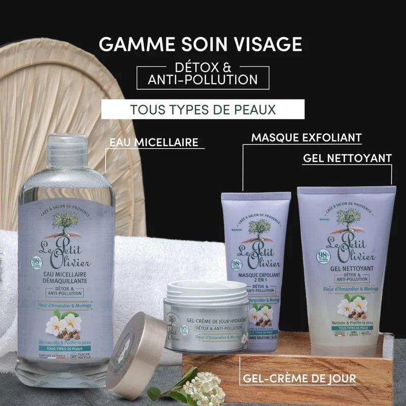 Eau Micellaire Démaquillante Detox & Anti-Pollution