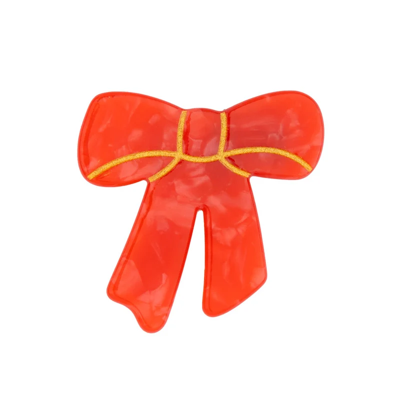 Barrette Noeud Rouge