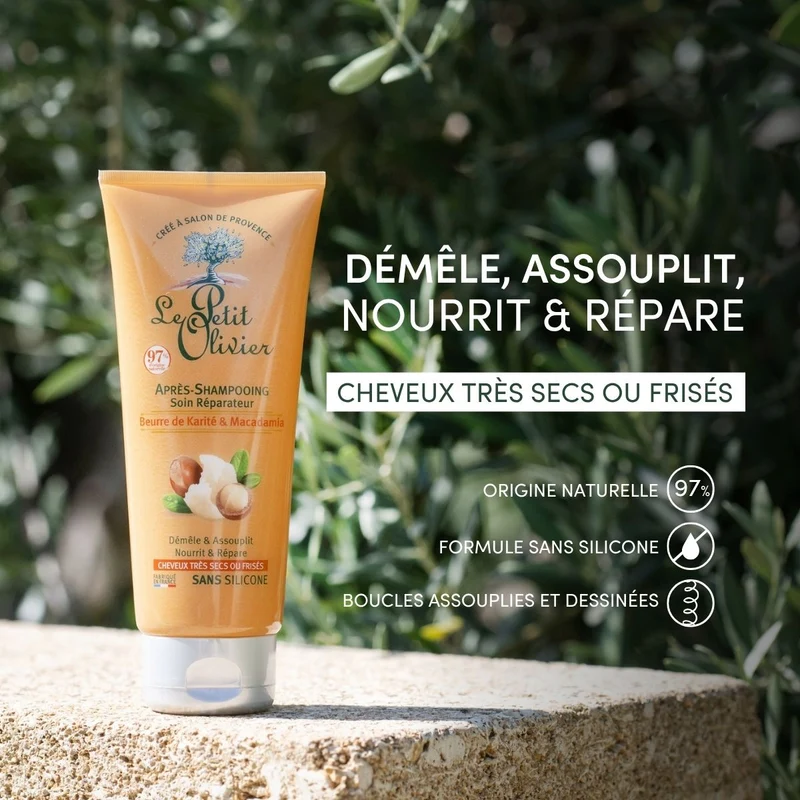 Après-Shampoing Cheveux Très Secs ou Frisés