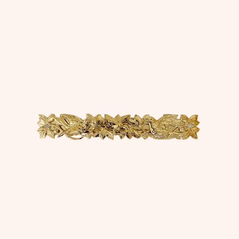 Barrette dorée Perséphone