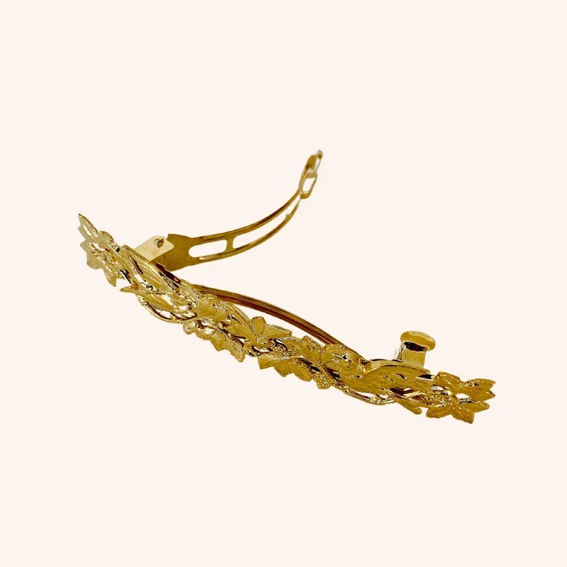 Barrette dorée Perséphone