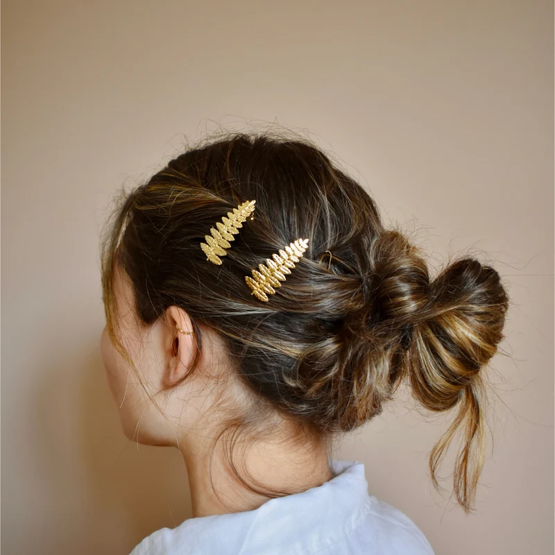 Pasador pequeño dorado Hermione