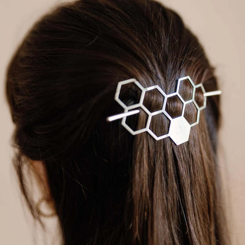 Bijou de cheveux Maya - argenté