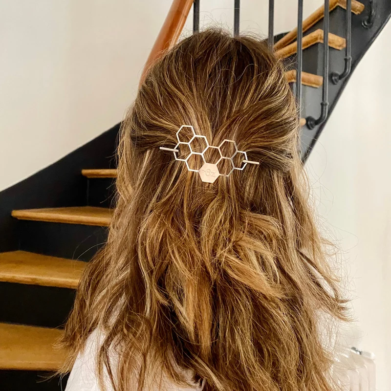 Bijou de cheveux Maya - argenté