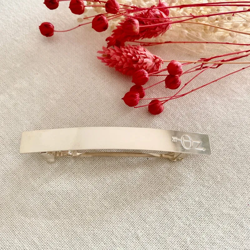 Pasador para el pelo Estelle - plata lisa