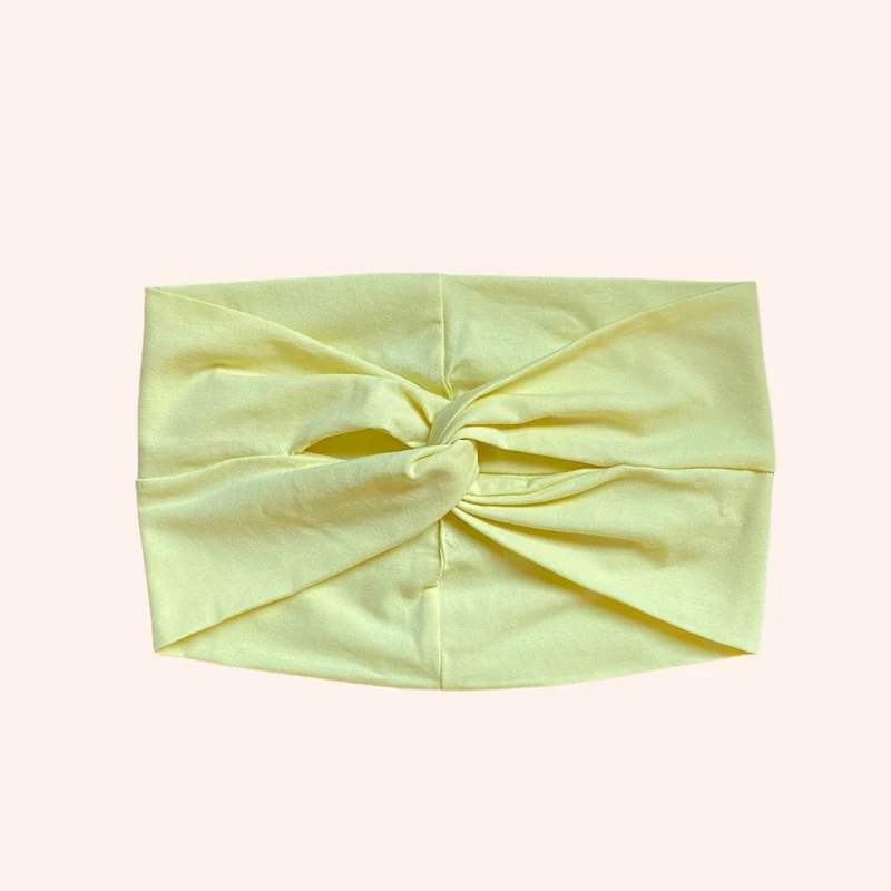 Bandeau Hope - Jaune vanille