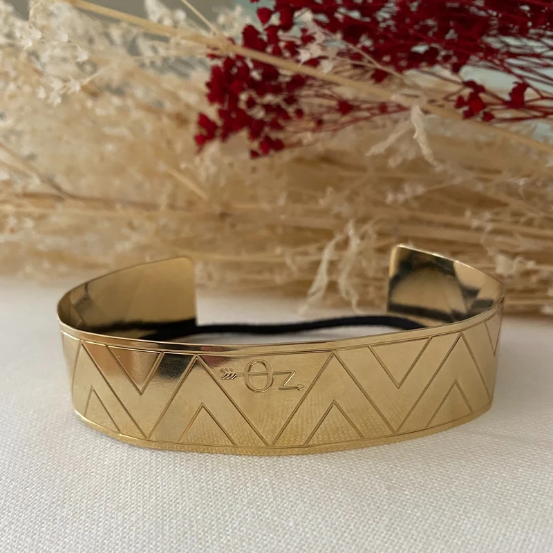 Bun cuff Gaya - doré