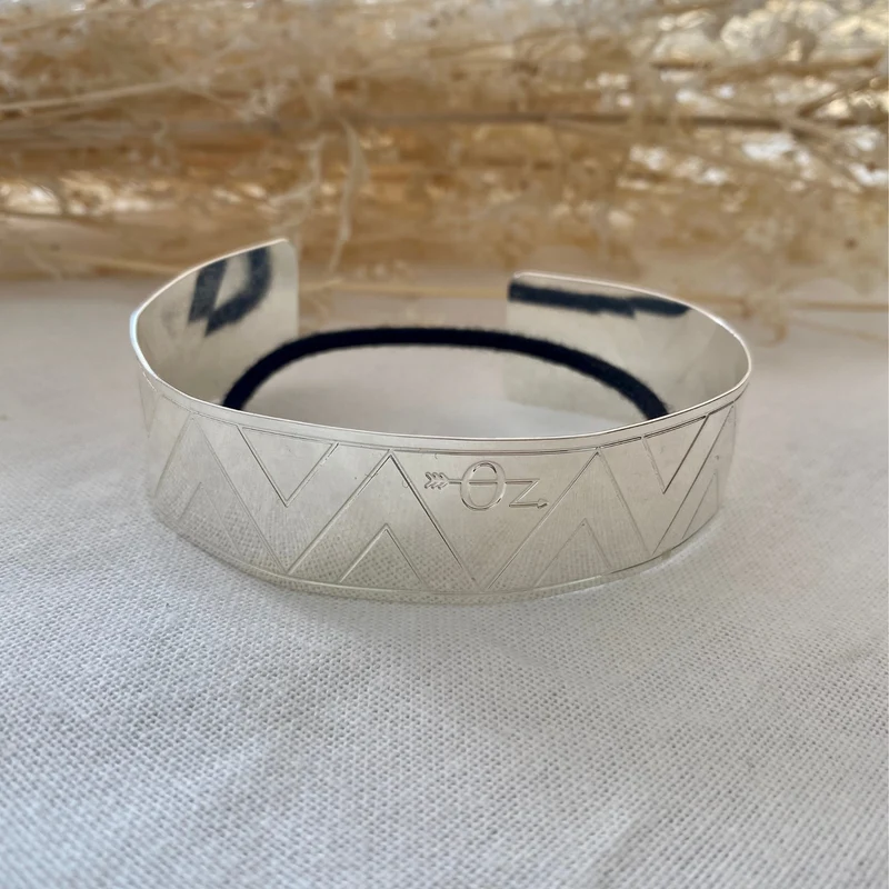 Bun cuff Gaya - argenté