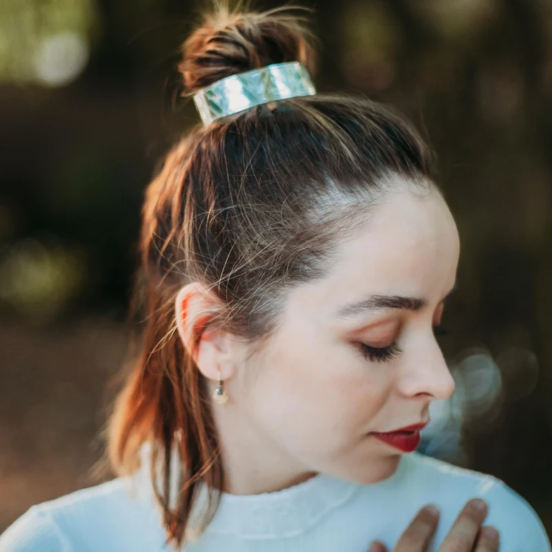 Bun cuff Gaya - argenté