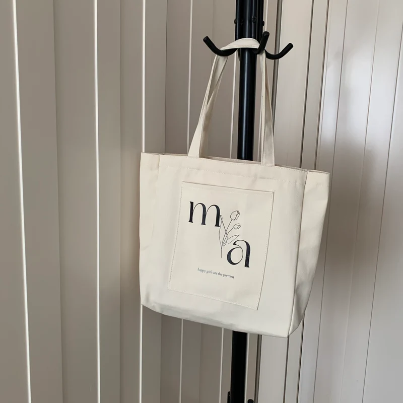 自家設計定制Birth Flowers Tote Bag