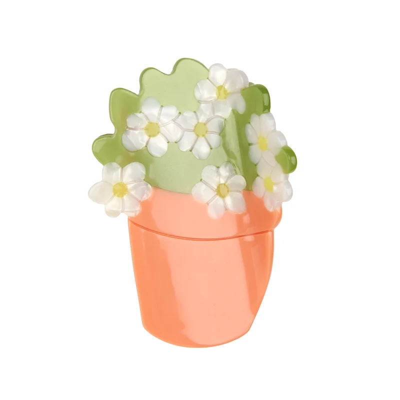 Pince à cheveux Pot de fleurs