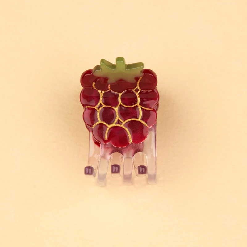 Mini pince à cheveux Framboise
