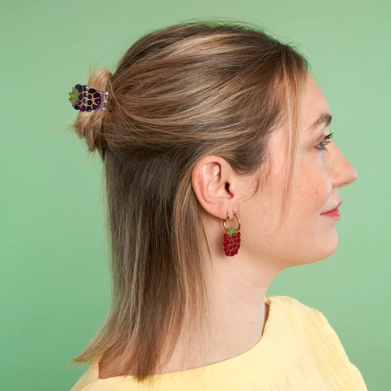 Mini pince à cheveux Mûre