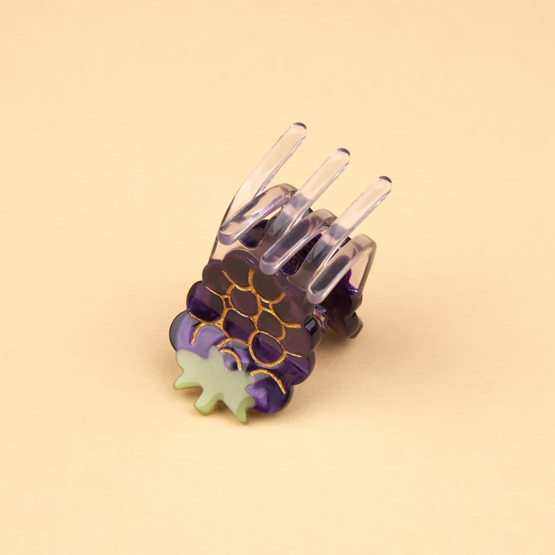 Mini pince à cheveux Mûre