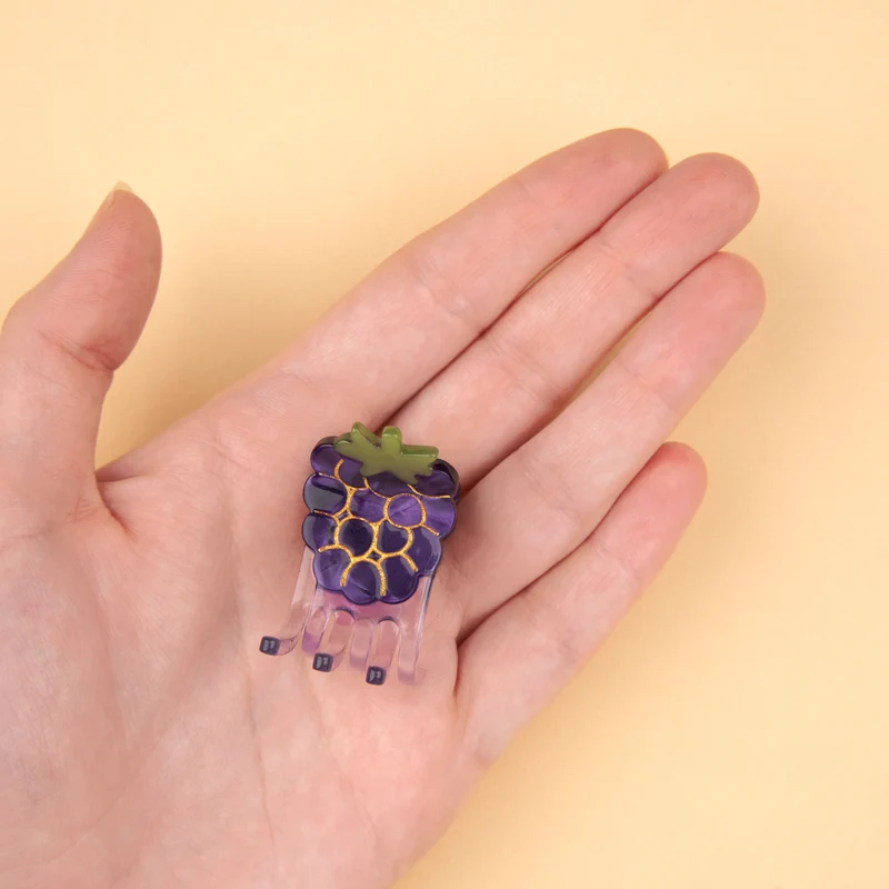 Mini pince à cheveux Mûre