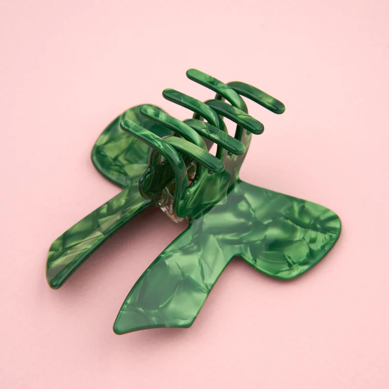 Pince à cheveux Noeud Vert