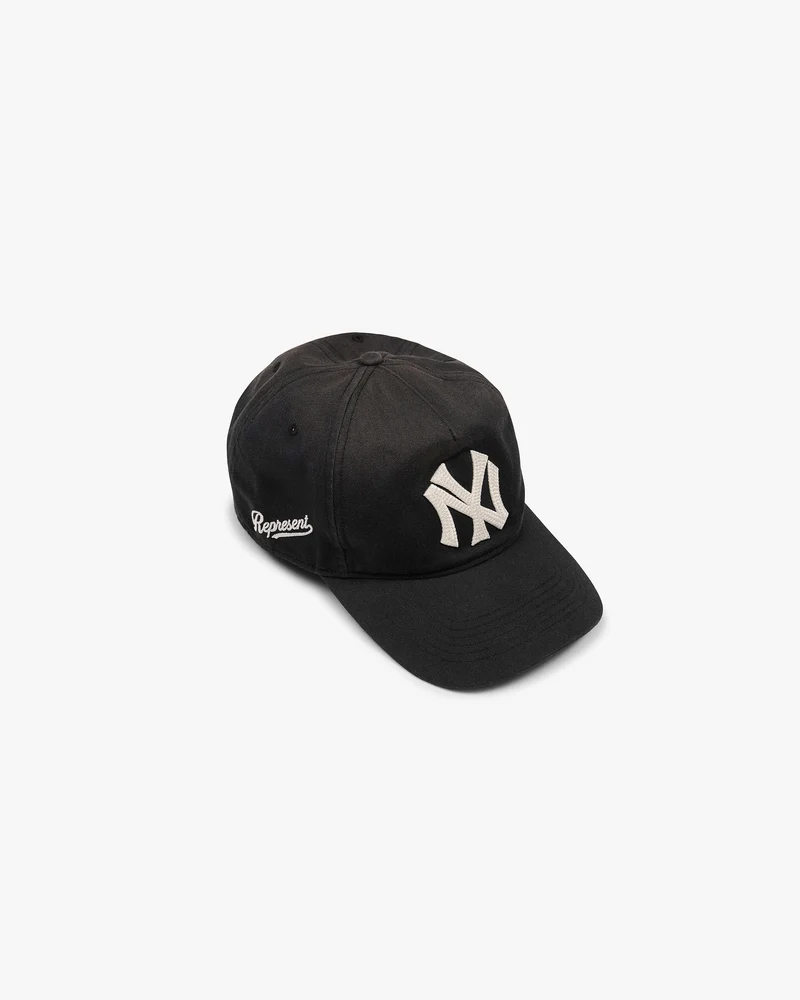 Represent X 47 New York Yankees Cap - Washed Black
