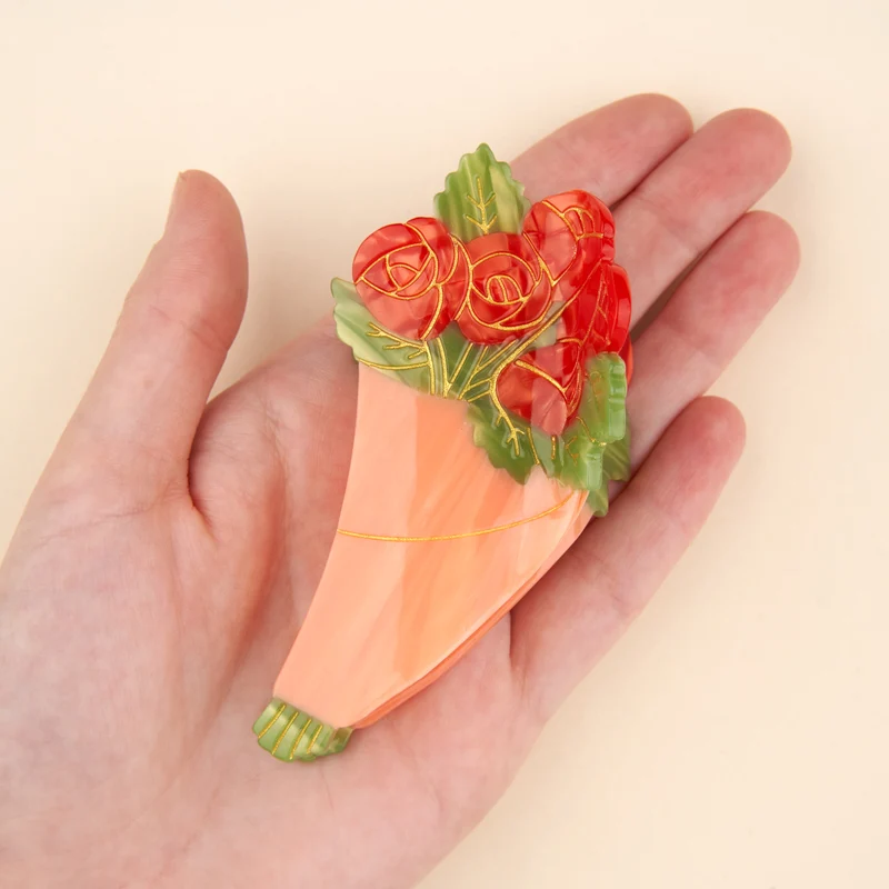 Pince à cheveux Bouquet de Roses