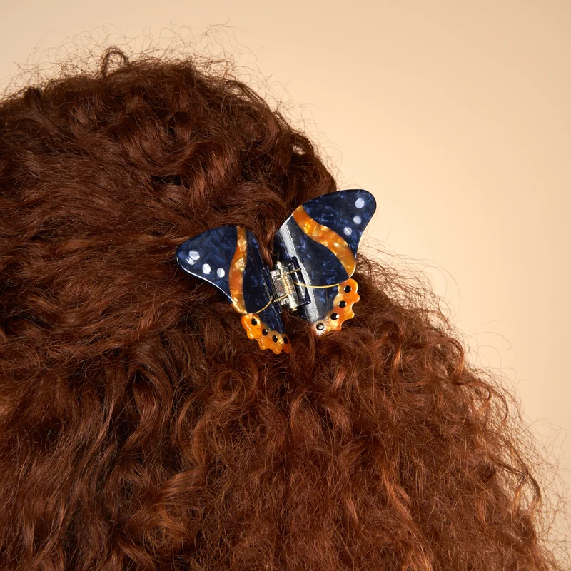 Pince à cheveux Papillon Noir
